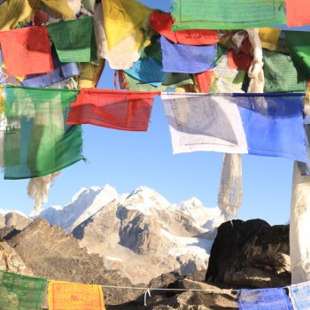 Himalaya view from Prayer Flag